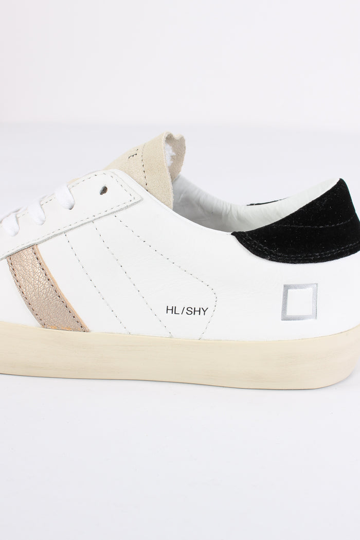 Sneaker Hill Low Shiny White/black-8