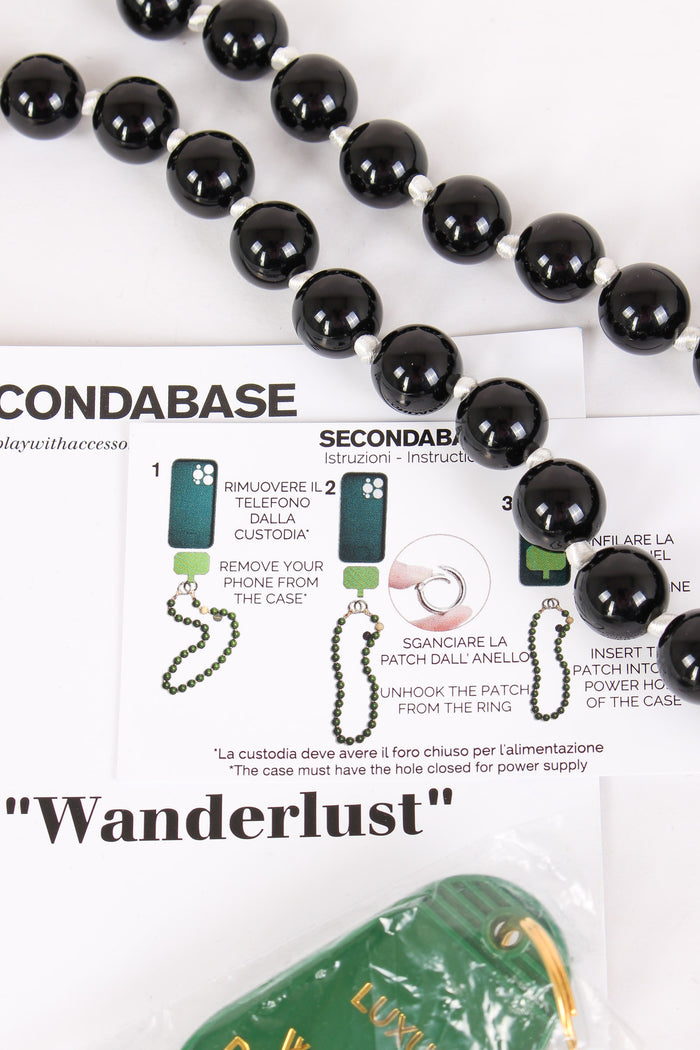 Portacellulare Perle Nero-7