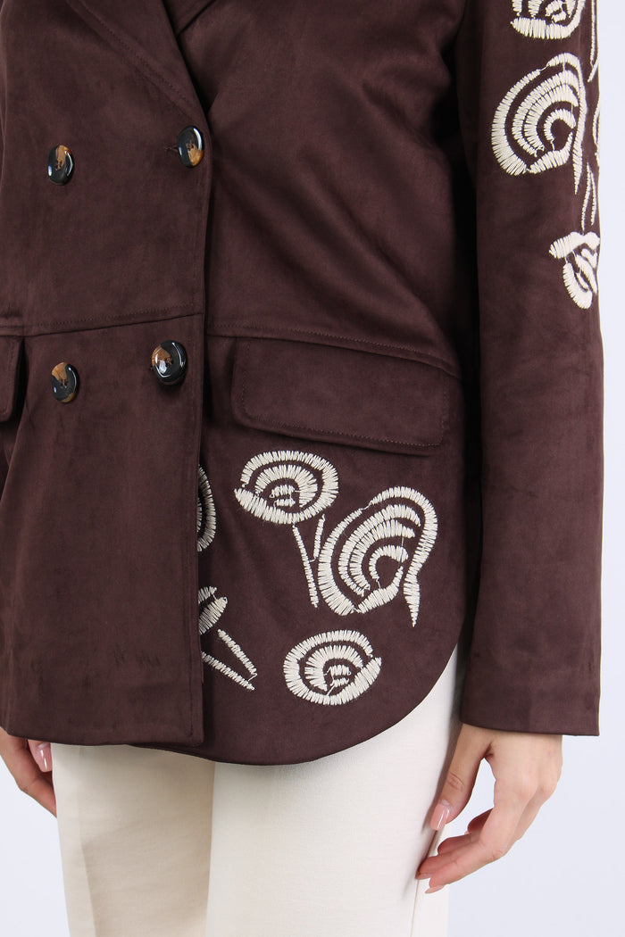 Giacca Dainetto Ricami Moro-7