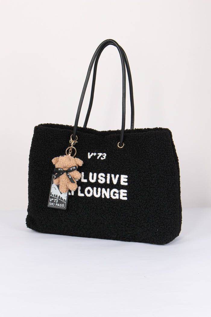 Ski Lounge Shopping Teddy Nero/bianco-2