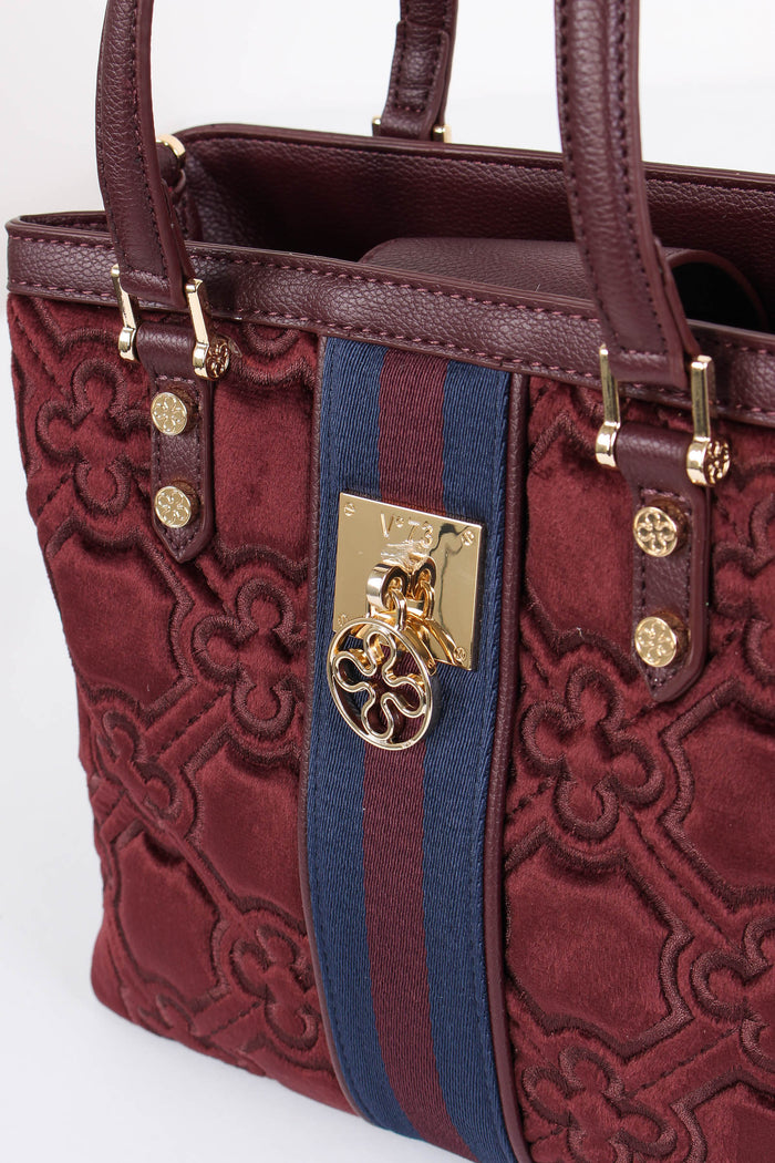 Cate Mini Shopping Bordeaux/blu-6