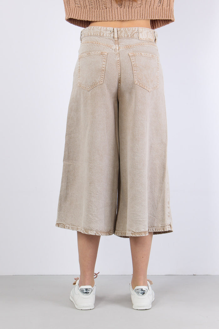 Burkina Bermuda Denim Bull Beige-4