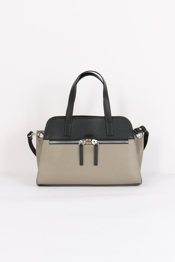 Laurencia Tracolla 2 Manici Fossil Black