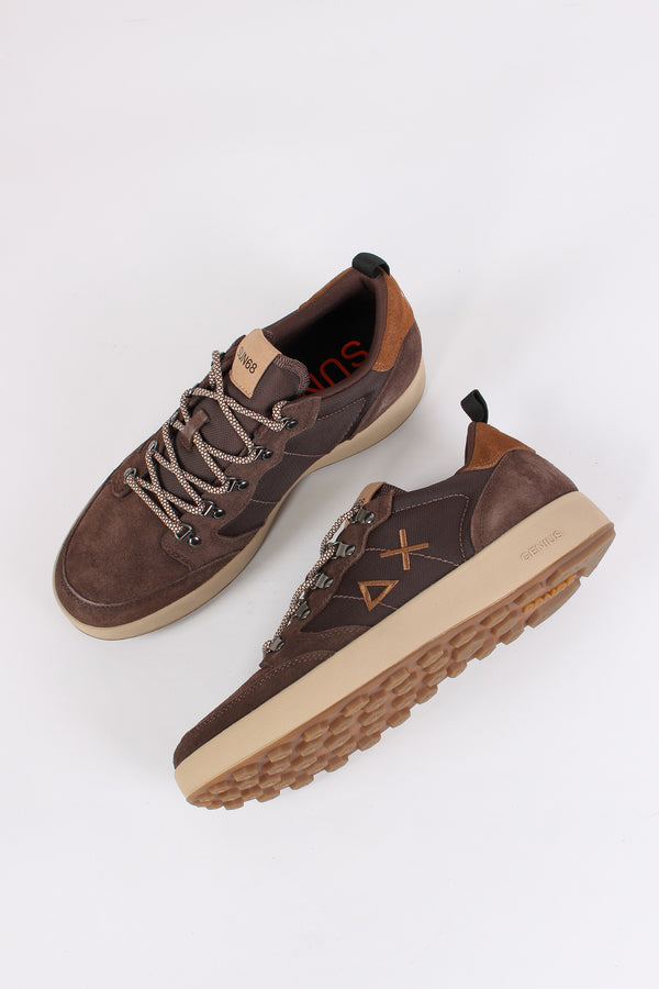 Sneaker Genius Solid Marrone-2