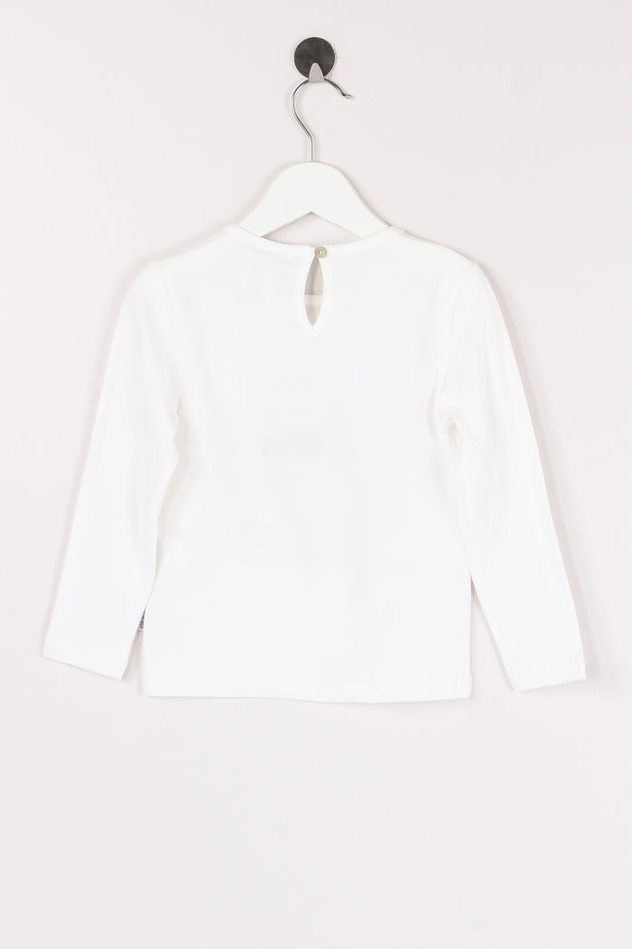 T-shirt Stampa Valige Panna/rosa-3