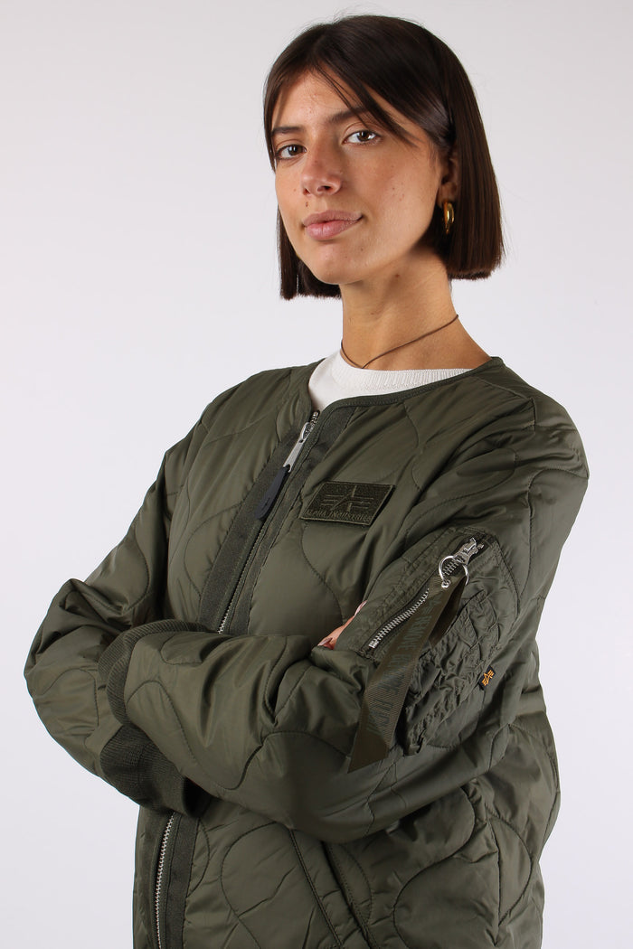 Liner Filed Jacket Nylon Dark Olive-8
