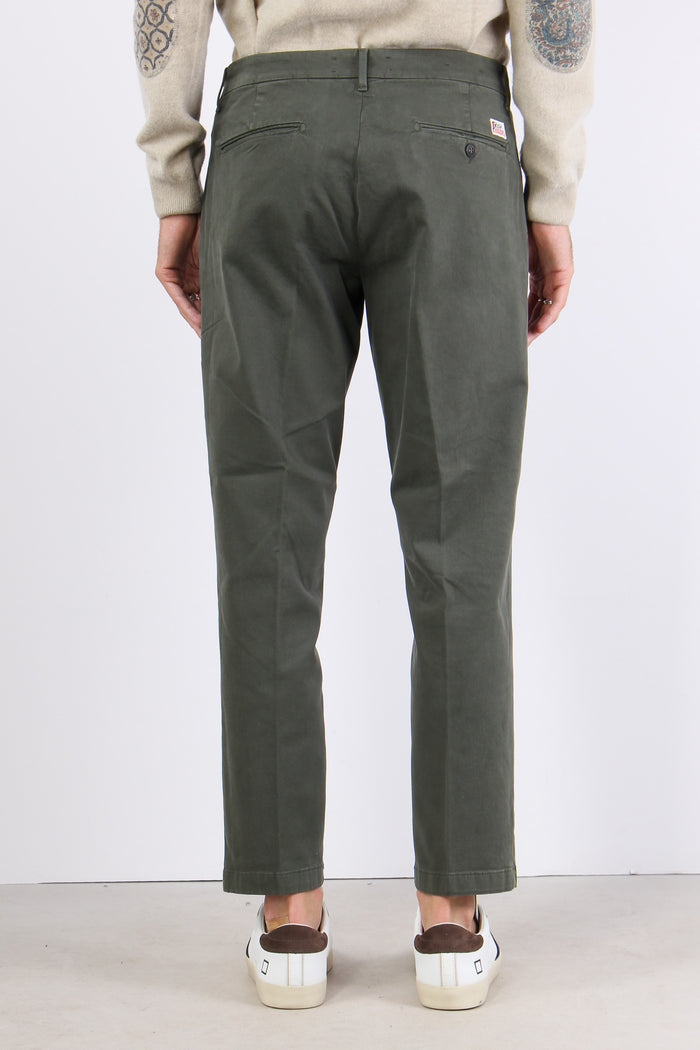 Pantalone Chino Gabardina Green-4