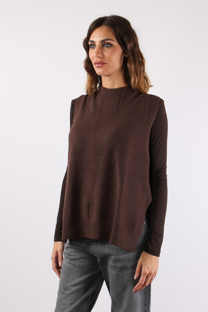 Gilet Viscosa Spacchetti Potting Soil-4