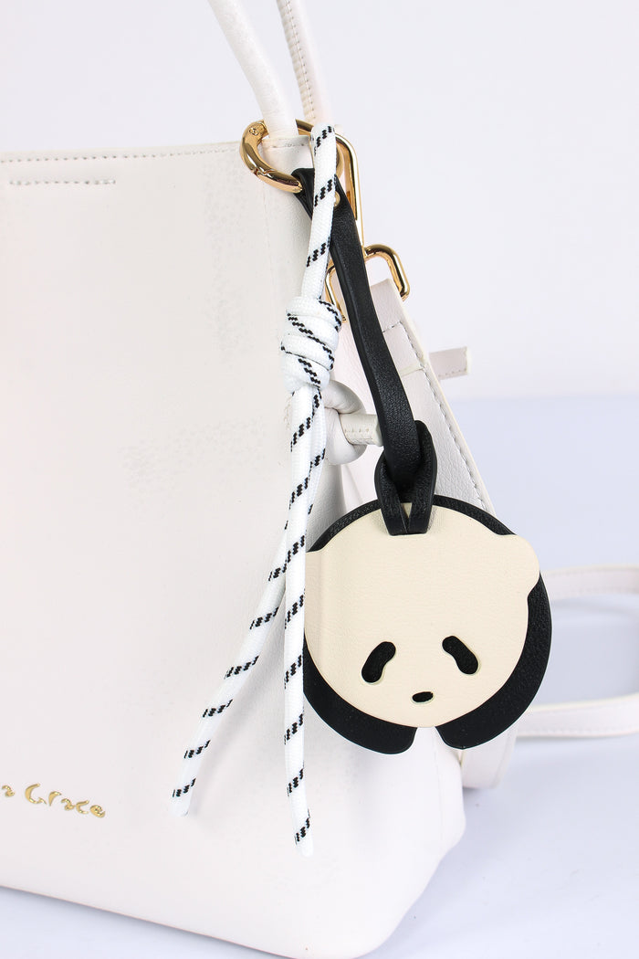 Tote Bag Mini Manici Sottili Bianco Ottico-3