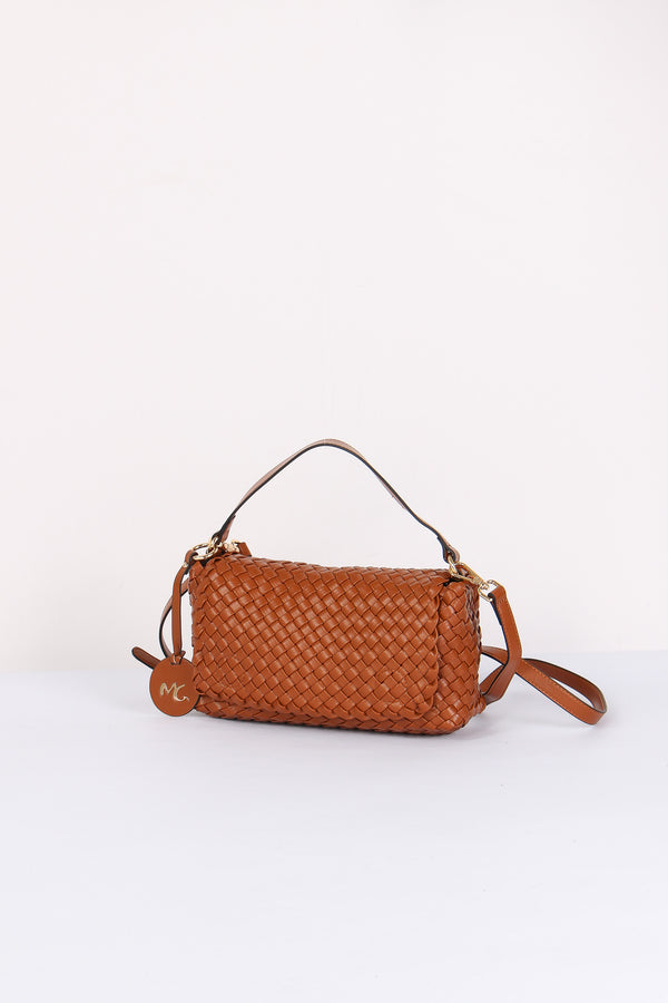 Pochette1 Manico Intreccio Cacao-2
