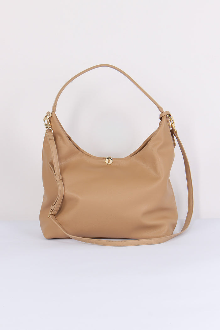 Keira Hobo Grande Tracolla Beige-3