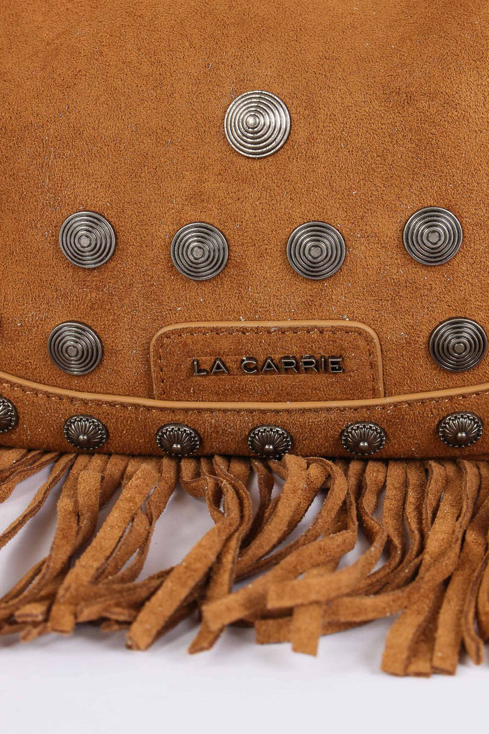 Mezzaluna Suede Frange Cotto-8