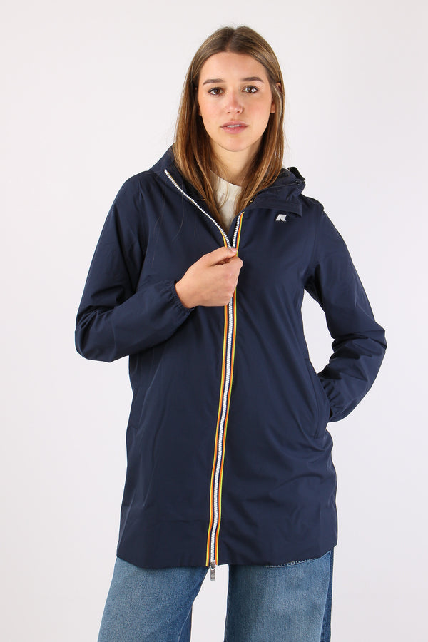 Giubbotto Lungo Stretch Blue Depth-2