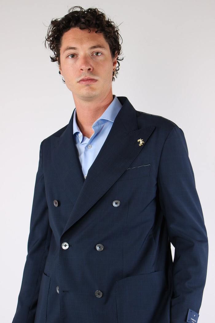 Giacca Galles Doppiopetto Tasc Blue Navy-6