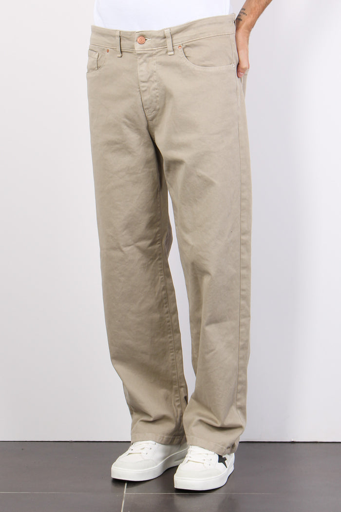 Pantalone 5 Tasche Beige-6