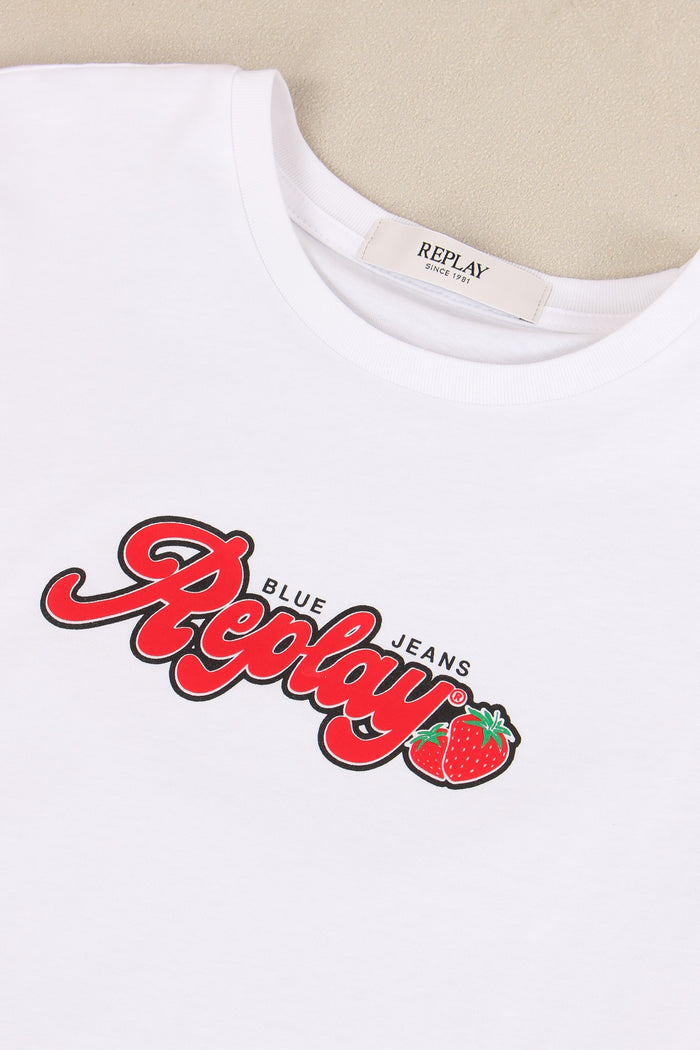 T-shirt Logo Bianco-4