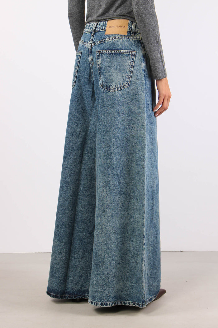 Gemma Pantagonna Denim Denim Medio-6