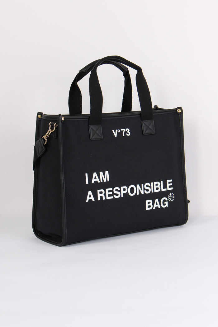 Responsability Bis Tote Grande Nero-6