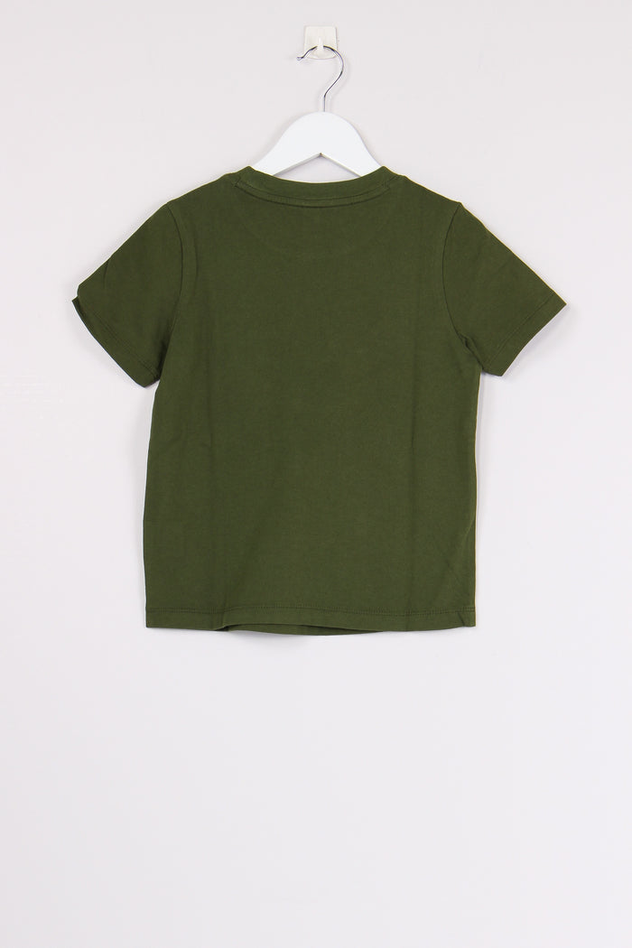 T-shirt Stampa Beach Verde-3