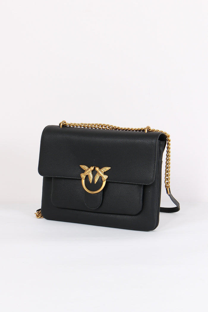 Tracolla Love One Soft Bottola Nero/gold-3