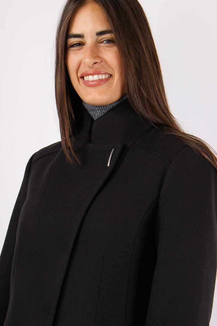 Cappotto Sfiancato Nero-8