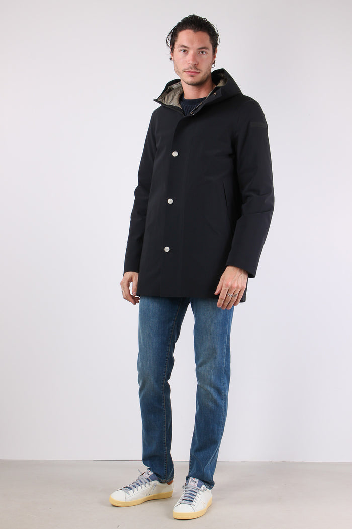 Parka Tessuto Tecnica Black-6