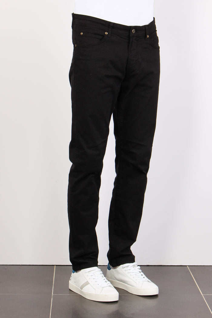 Pantalone 5 Tasche Slim Fit Read Black-5