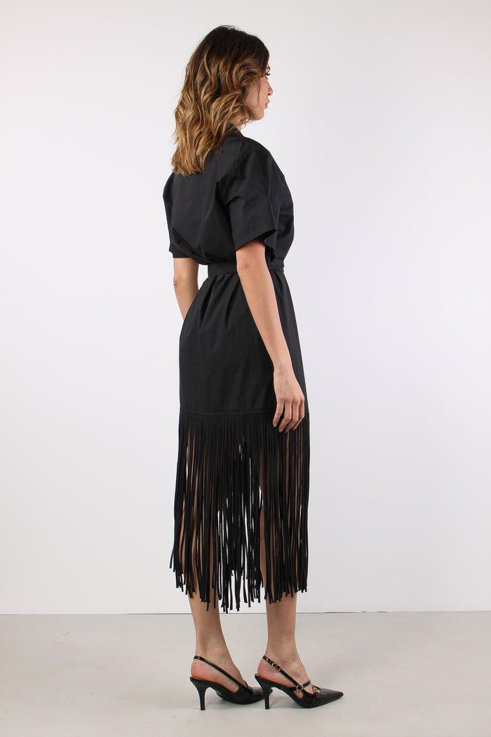 Avigliano Abito Popeline Nero-8