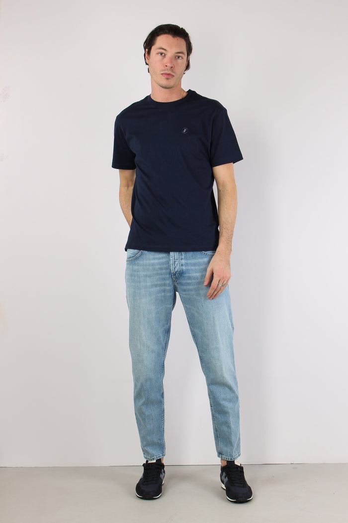 Adelmar T-shirt Logo Navy Blue-5