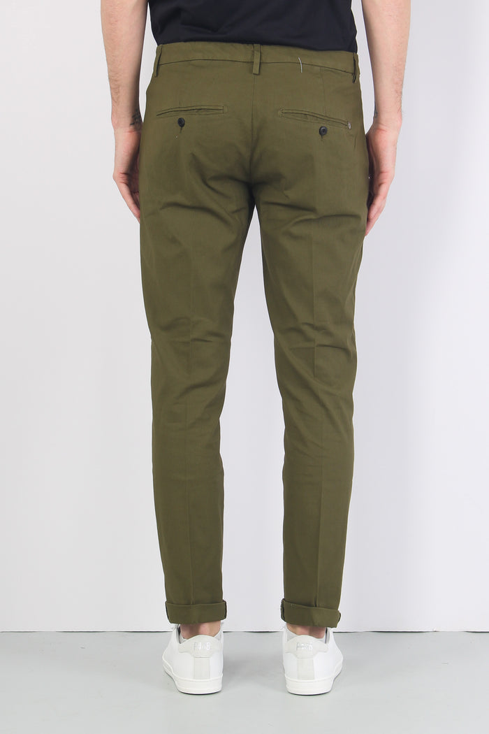 Gaubert Pantalone Chino Verde Militare-3