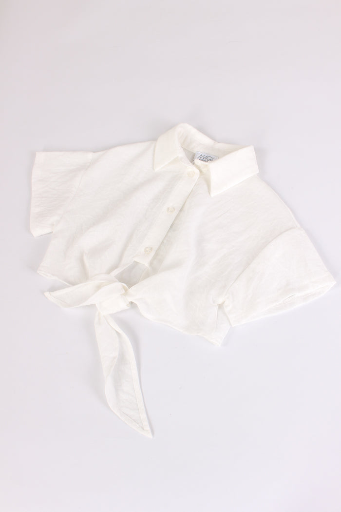 Camicia Lino Fiocco Latte-4