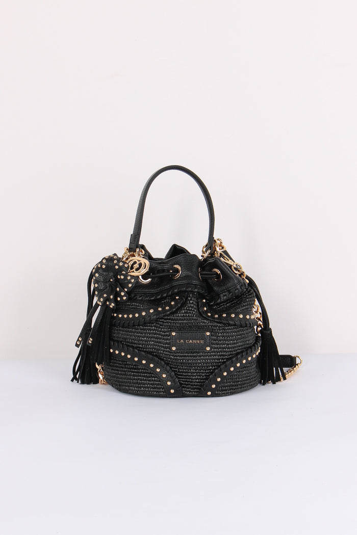 Secchiello Rafia Black