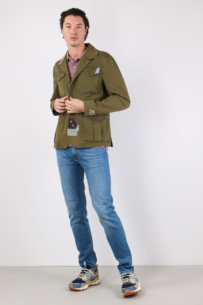 Field Jacket Stampa Retro Colonial-6