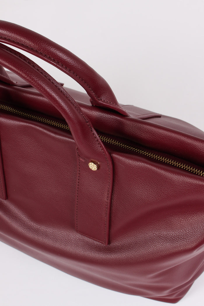 Matilda Shopping Charm Borsett Bordeaux-5