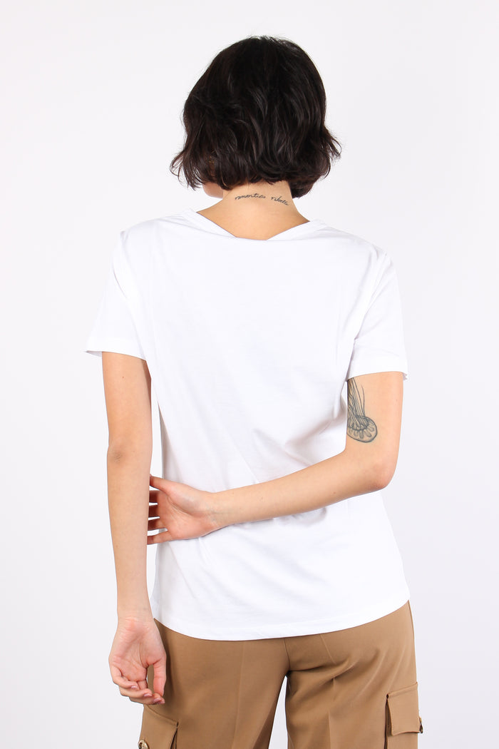 Rossana T-shirt Stampa White-3