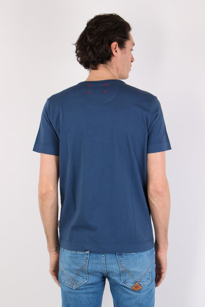 T-shirt Ricamo Vespa Inchiostro-4