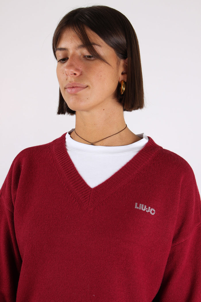 Maglia T-shirt Sovrapposta Light Scarlet-8