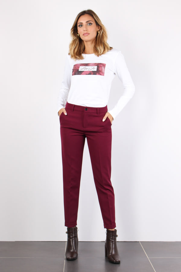 Pantalone Tessuto Tecnico Risv Wine Jet