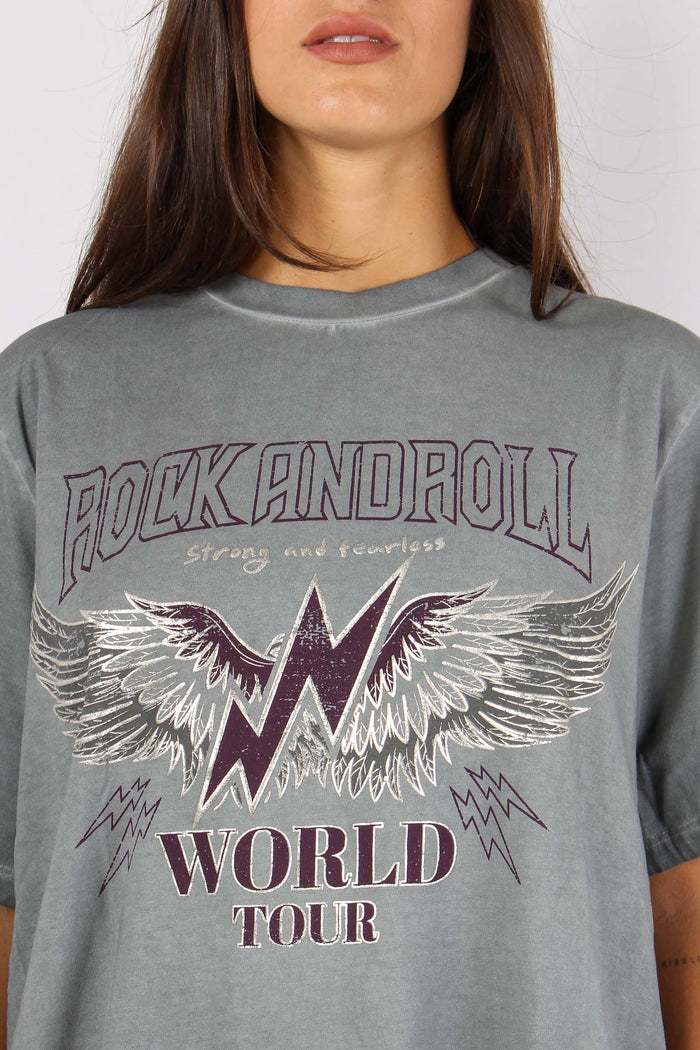 Arsenis T-shirt Rock&roll Grigio-7