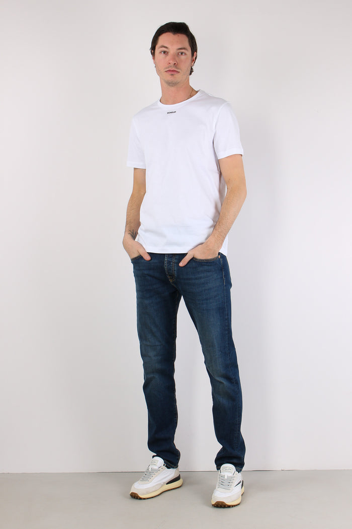 T-shirt Logo Scritta Bianco