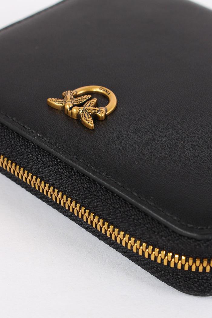 Taylor Portafoglio Zip Around Nero/gold-4