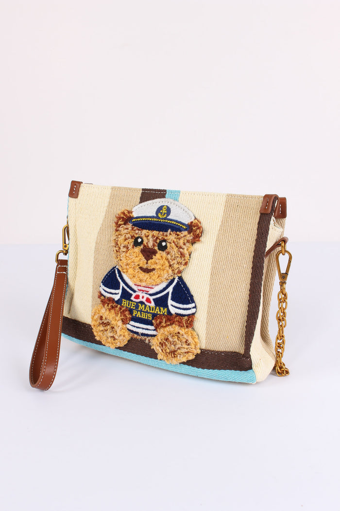 Pochette Canvas Orso Mutli Brown-6