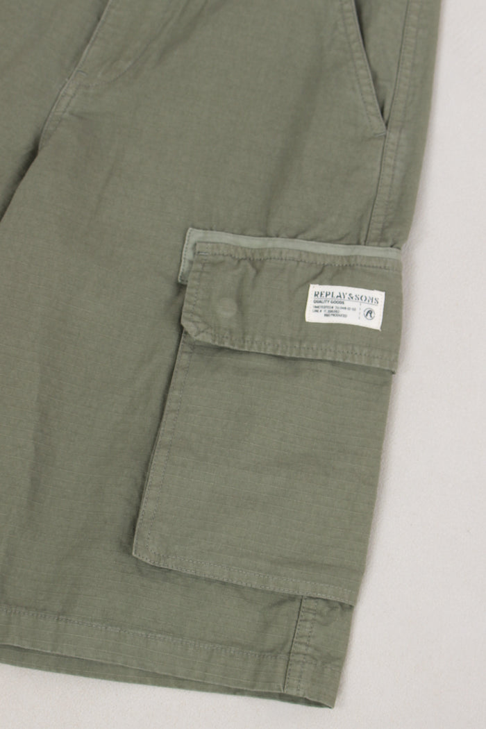 Berumda Cotone Tasche Militare-4