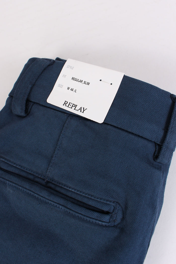 Bermuda Cotone Morbido Blu-6