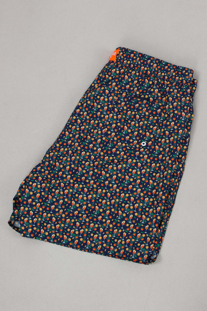Costume Pantalone Fantasia Navy Blue-4