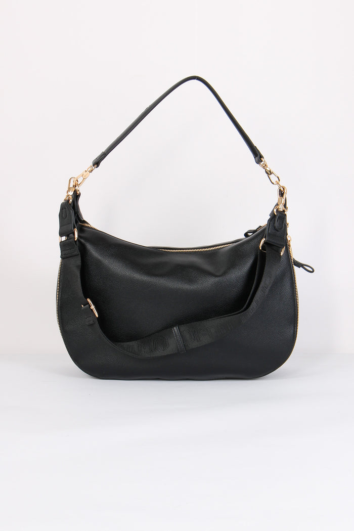 Hobo Maxi Zip Laterali Nero-3