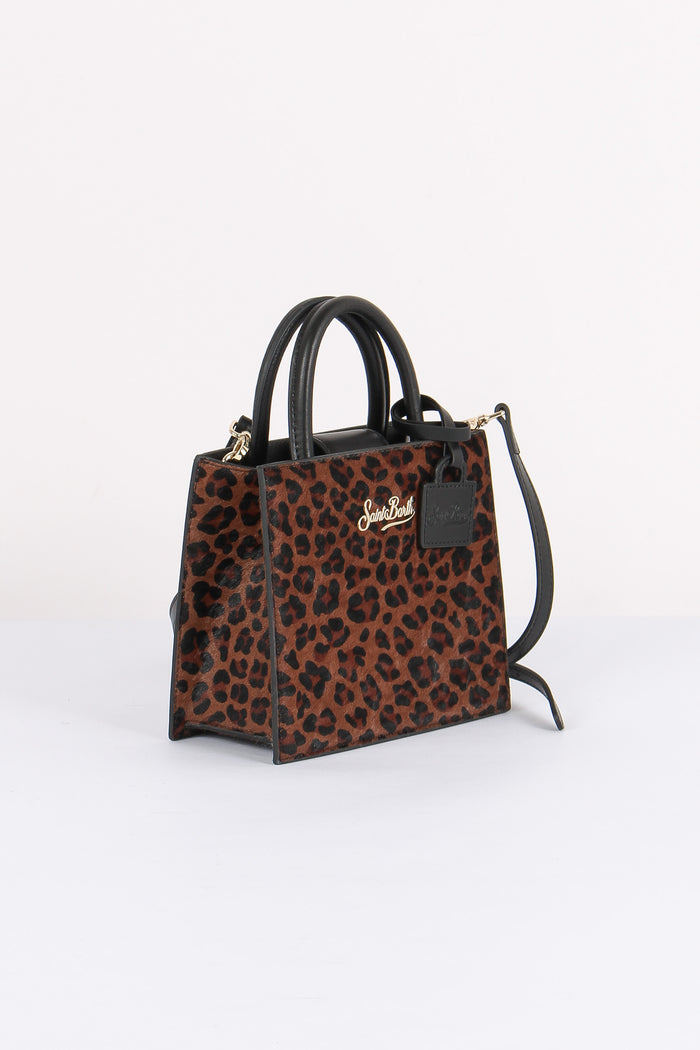 Borsa A Mano Mini Animalier Dark Leopard-6