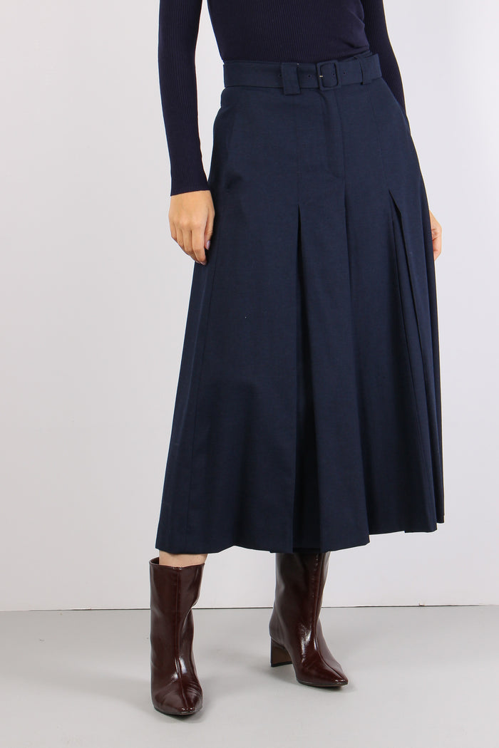 Mllpino Gonna Pantalone Blu-6