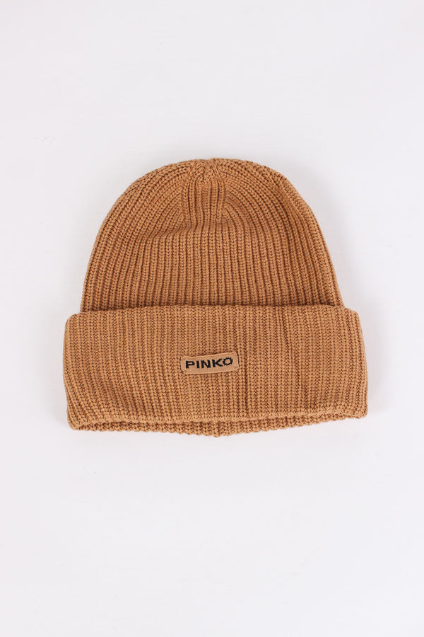 Bosnia Cuffia Half English Beige/pelle