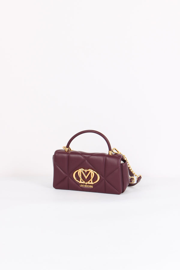 Tracolla 1 Manico Matelasse Vino-2